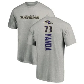 Marshal Yanda Baltimore Ravens Backer T-Shirt - Ash