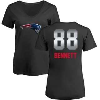 Martellus Bennett Women's New England Patriots Midnight Mascot T-Shirt - Black