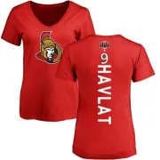 Martin Havlat Women's Ottawa Senators Backer T-Shirt - Red