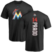 Martin Prado Miami Marlins Backer T-Shirt - Black