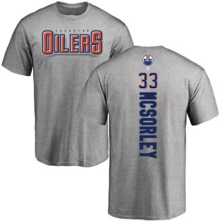 Marty Mcsorley Edmonton Oilers Backer T-Shirt - Ash