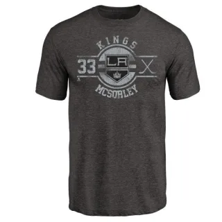 Marty Mcsorley Los Angeles Kings Insignia Tri-Blend T-Shirt - Black