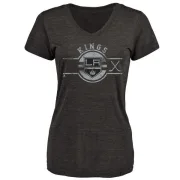 Marty Mcsorley Women's Los Angeles Kings Insignia Tri-Blend T-Shirt - Black