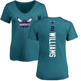 Marvin Williams Women's Charlotte Hornets Teal Backer T-Shirt