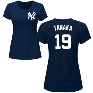 Masahiro Tanaka Women's New York Yankees Name & Number T-Shirt - Navy