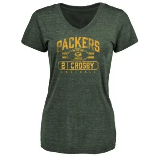 Mason Crosby Women's Green Bay Packers Flanker Tri-Blend T-Shirt - Green