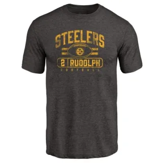 Mason Rudolph Pittsburgh Steelers Flanker Tri-Blend T-Shirt - Black