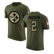 Mason Rudolph Pittsburgh Steelers Olive Salute to Service Legend T-Shirt