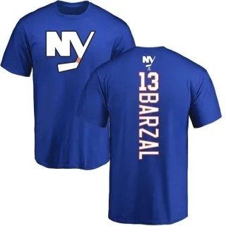 Mathew Barzal New York Islanders Backer T-Shirt - Royal