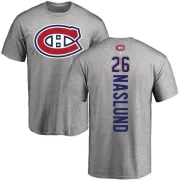 Mats Naslund Montreal Canadiens Backer T-Shirt - Ash