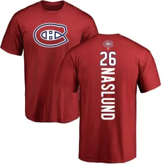 Mats Naslund Montreal Canadiens Backer T-Shirt - Red