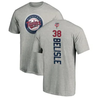 Matt Belisle Minnesota Twins Backer T-Shirt - Ash