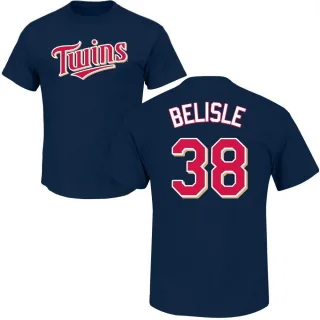 Matt Belisle Minnesota Twins Name & Number T-Shirt - Navy