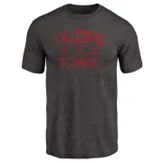 Matt Bosher Atlanta Falcons Flanker Tri-Blend T-Shirt - Black