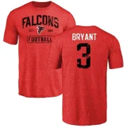 Matt Bryant Atlanta Falcons Distressed Name & Number Tri-Blend T-Shirt - Red