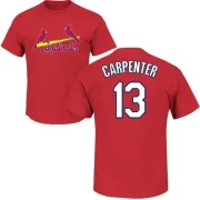 Matt Carpenter St. Louis Cardinals Name & Number T-Shirt - Red