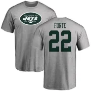 Matt Forte New York Jets Name & Number Logo T-Shirt - Ash