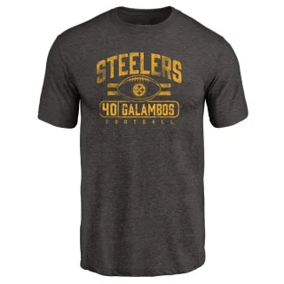 Matt Galambos Pittsburgh Steelers Flanker Tri-Blend T-Shirt - Black