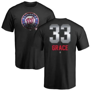 Matt Grace Washington Nationals Midnight Mascot T-Shirt - Black