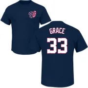 Matt Grace Washington Nationals Name & Number T-Shirt - Navy