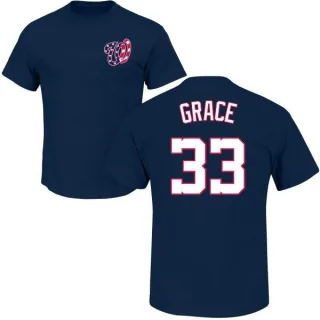 Matt Grace Washington Nationals Name & Number T-Shirt - Navy