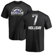 Matt Holliday Colorado Rockies Midnight Mascot T-Shirt - Black