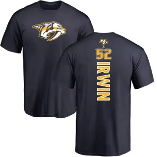 Matt Irwin Nashville Predators Backer T-Shirt - Navy