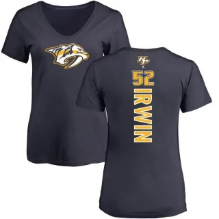 Matt Irwin Women's Nashville Predators Backer T-Shirt - Navy