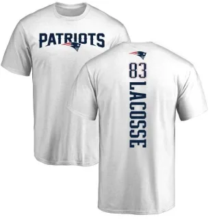 Matt LaCosse New England Patriots Backer T-Shirt - White