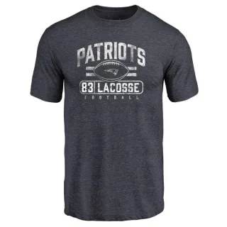 Matt LaCosse New England Patriots Flanker Tri-Blend T-Shirt - Navy