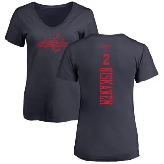 Matt Niskanen Women's Washington Capitals One Color Backer T-Shirt - Navy