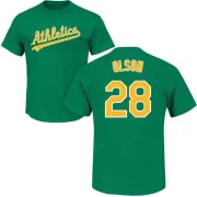 Matt Olson Oakland Athletics Name & Number T-Shirt - Green