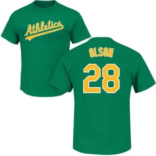 Matt Olson Oakland Athletics Name & Number T-Shirt - Green