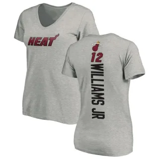 Matt Williams Jr. Women's Miami Heat Ash Backer T-Shirt