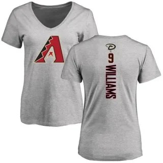 Matt Williams Women's Arizona Diamondbacks Backer Slim Fit T-Shirt - Ash