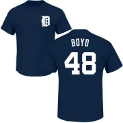 Matthew Boyd Detroit Tigers Name & Number T-Shirt - Navy