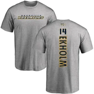 Mattias Ekholm Nashville Predators Backer T-Shirt - Ash