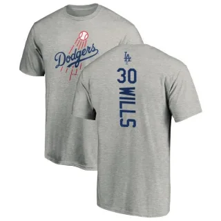 Maury Wills Los Angeles Dodgers Backer T-Shirt - Ash