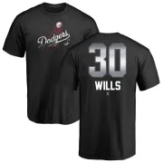 Maury Wills Los Angeles Dodgers Midnight Mascot T-Shirt - Black