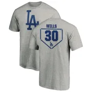 Maury Wills Los Angeles Dodgers RBI T-Shirt - Heathered Gray