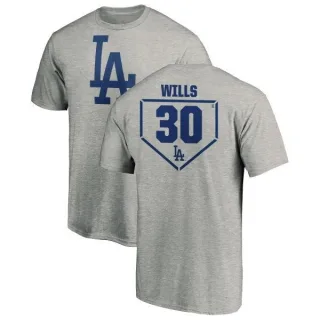 Maury Wills Los Angeles Dodgers RBI T-Shirt - Heathered Gray