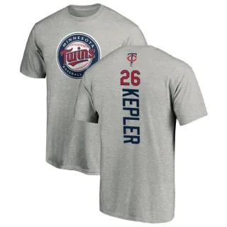 Max Kepler Minnesota Twins Backer T-Shirt - Ash