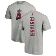 Max Stassi Los Angeles Angels Backer T-Shirt - Ash