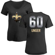 Max Unger Women's New Orleans Saints Midnight Mascot T-Shirt - Black