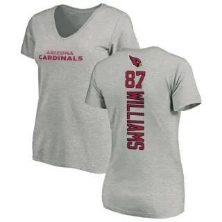 Maxx Williams Women's Arizona Cardinals Backer V-Neck T-Shirt - Ash