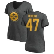 Mel Blount Women's Pittsburgh Steelers One Color T-Shirt - Ash