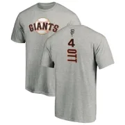 Mel Ott San Francisco Giants Backer T-Shirt - Ash