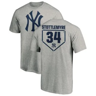 Mel Stottlemyre New York Yankees RBI T-Shirt - Heathered Gray