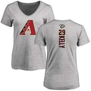 Merrill Kelly Women's Arizona Diamondbacks Backer Slim Fit T-Shirt - Ash