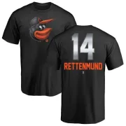 Merv Rettenmund Baltimore Orioles Midnight Mascot T-Shirt - Black